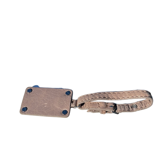 Marc by Marc Jacobs Taupe Leather Hang Tag - Picture 3 of 4